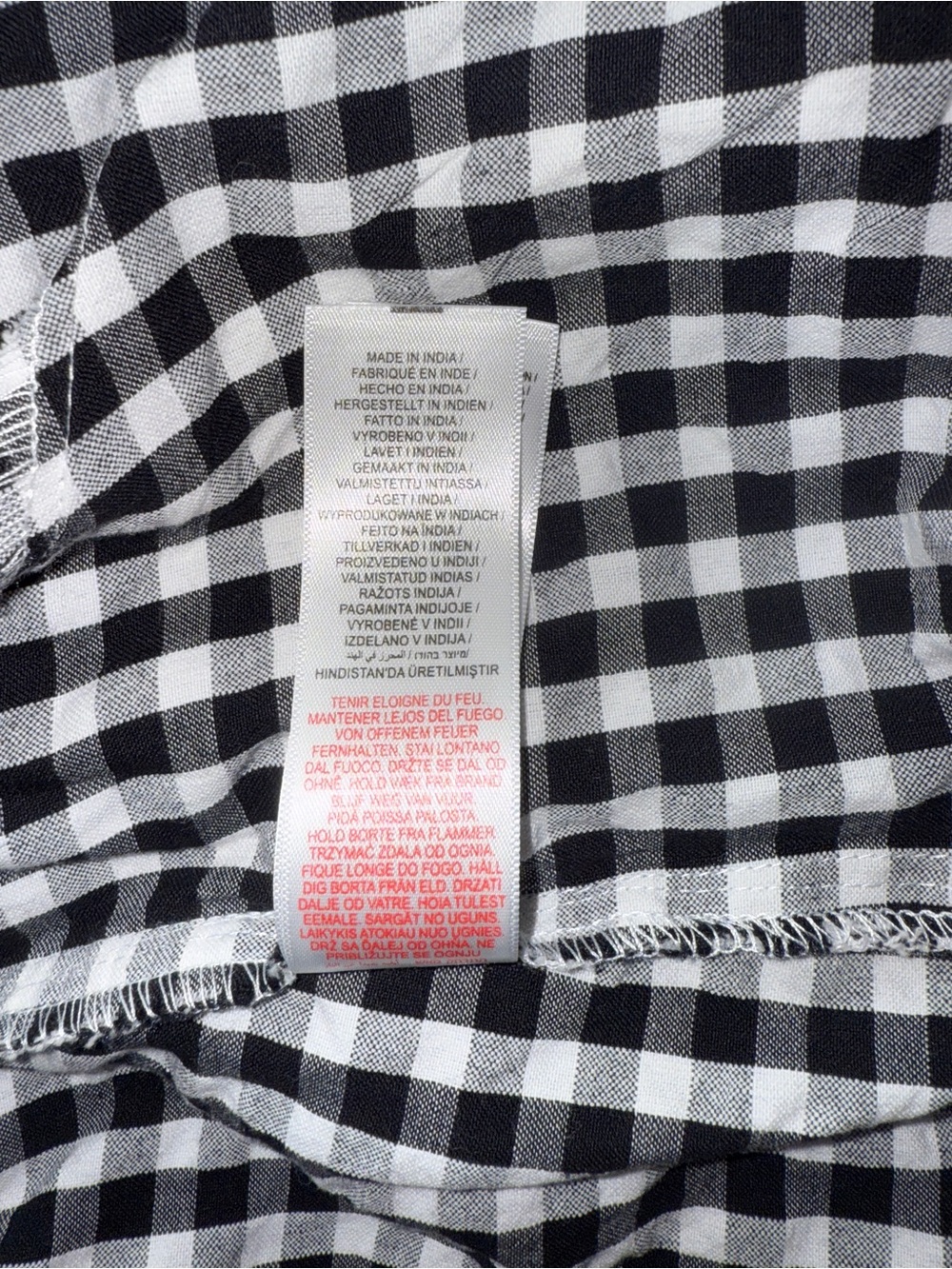 Nobody’s Child | Black Gingham Midi Skirt | 12 - Picture 8 of 10